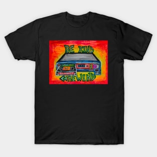 Rewind to the 1980's Retro VHS Tape T-Shirt